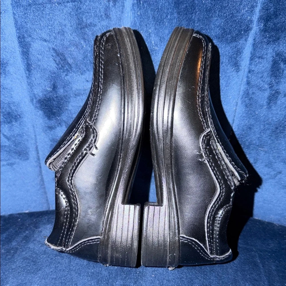 Boys Deer Stags Wise Classic Black Loafers Size 7TM